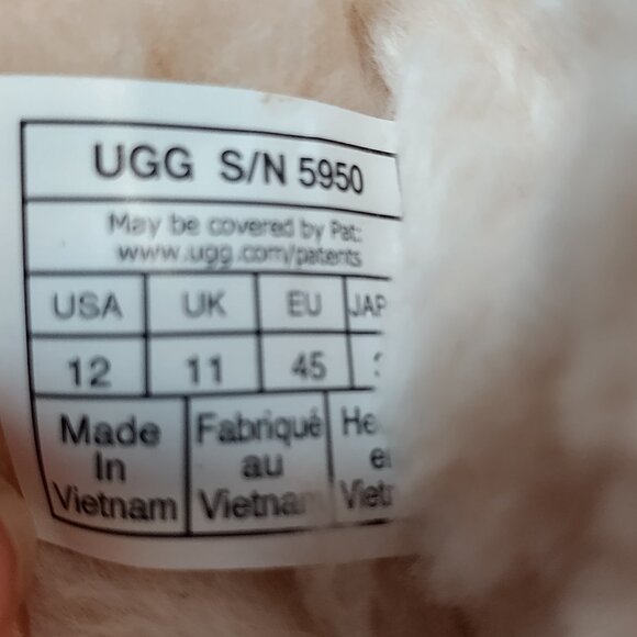 NWOT UGG Tasman Chestnut Slippers Men US 12 - Picture 15 of 15